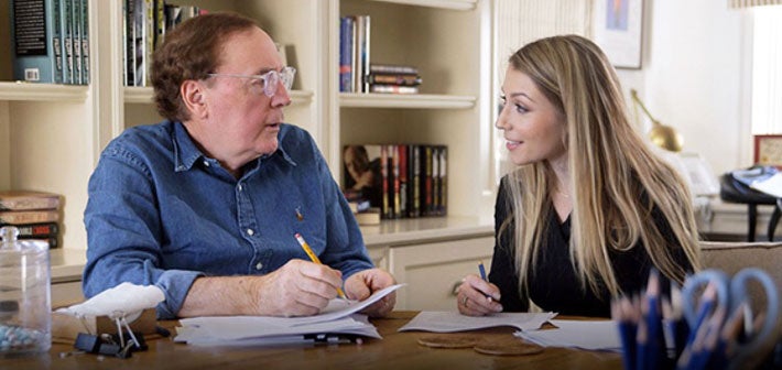 Kecia Bal with James Patterson