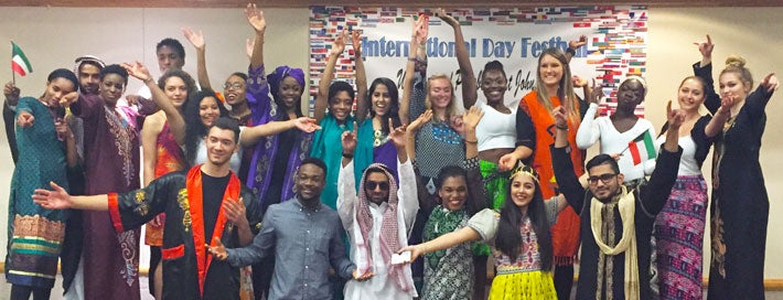 Pitt-Johnstown international students enjoy their cultures at the annual International Fair